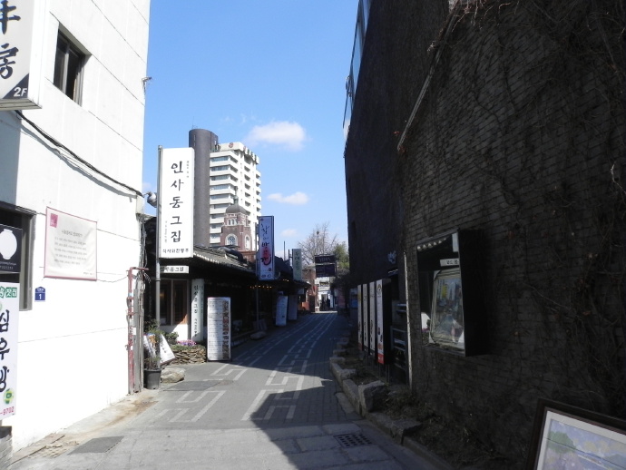 首尔4日：仁寺洞街景
