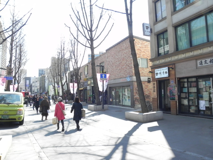 首尔4日：仁寺洞街景