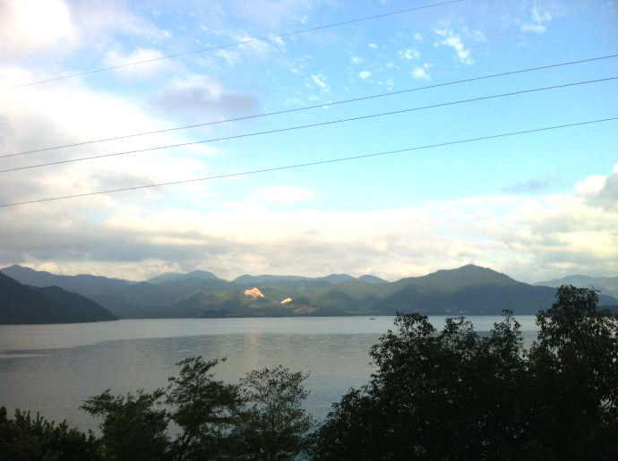 莫干山下夕阳