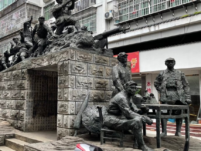 闽西，泰宁的红军像