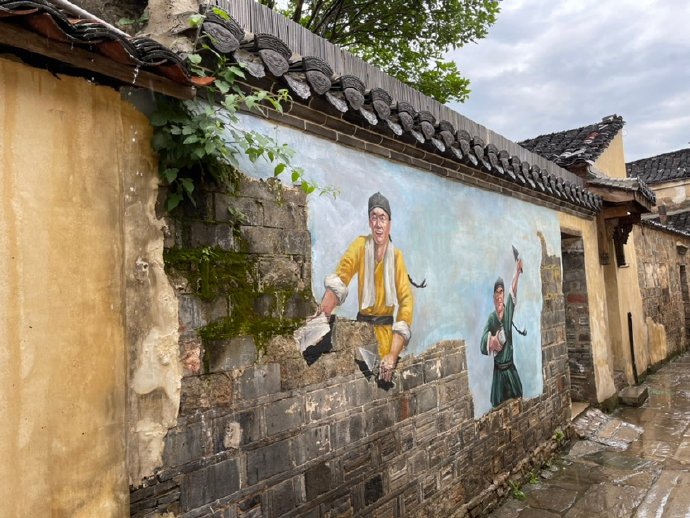 水东古镇&mdash;&mdash;画一点古味也不错