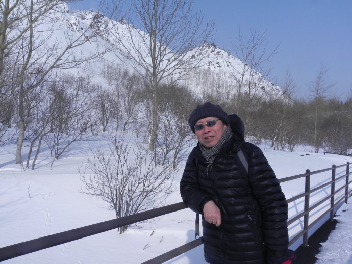 北海道自由行之有珠山赏雪