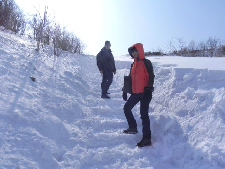 北海道自由行之有珠山赏雪