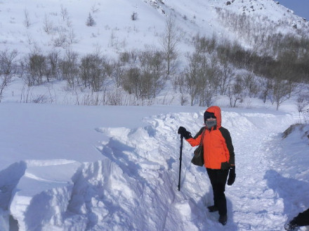 北海道自由行之有珠山赏雪